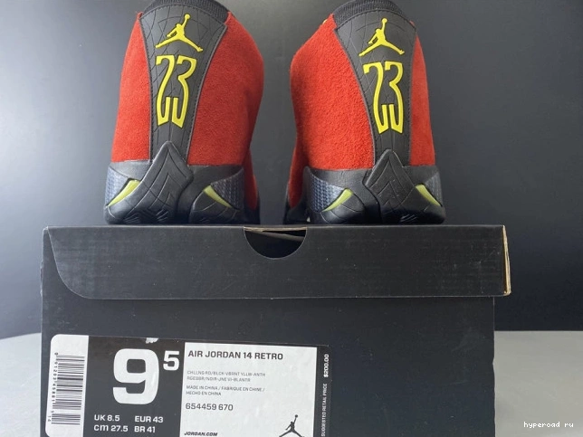 14 Air 654459-670 Red Challenge Jordan Retro 1210